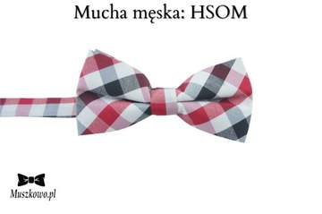 Szelki do spodni w paski i muszka męska do koszuli