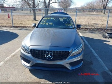 Mercedes Klasa C W205 2017 Mercedes-Benz Klasa C 2017 3.0L V6 Biturbo AMG C 43 4MATIC 3.0 Benzyna, zdjęcie 1