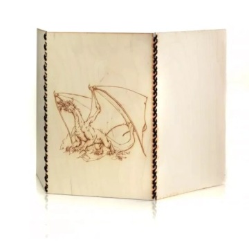 ЗАГАДОЧНЫЙ ДЕРЕВЯННЫЙ ЭКРАН ИГРМ-МАСТЕРА + 6 МАГНИТОВ