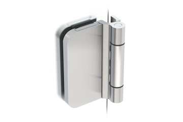 Zawias do drzwi szklanych WTB Wala do szkła INOX