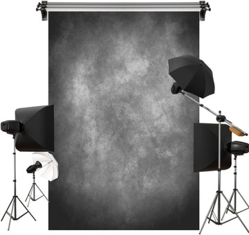 Tło Fotograficzne Portretowe Abstrakcyjne 2.2x1,5m Szare