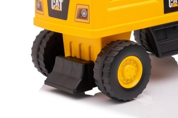 JEŹDZIK KOPARKA ŁADOWARKA z RUCHOMĄ ŁYŻKĄ CAT schowek klakson + TABLICE