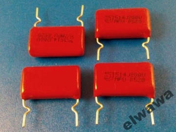Kondensator fol. 510nF 200V 5% R22 MKP WE - 20szt.
