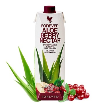 Forever Aloe Berry Nectar 1 l naturalny ALOES ŻURAWINA