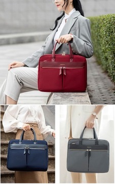 Torba ELBE Aktówka Z Paskiem Na Ramię Laptop 15,6 cali Teczka Ochronna