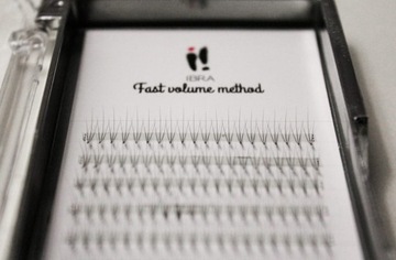 Rzęsy fast volume method 3D 0,07 C 10MM Ibra