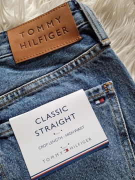 TOMMY HILFIGER Classic Straight mom W27 Crop SALE