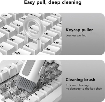 Набор для чистки наушников 6 в 1 с мягкой щетиной, эффективный