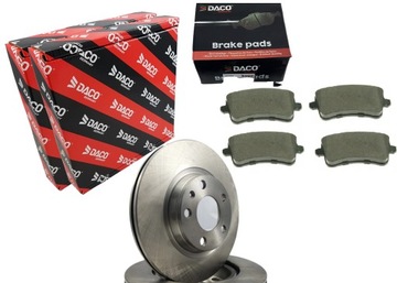 TARCZE KLOCKI TYŁ AUDI A4 b8 A5 A6 Q7