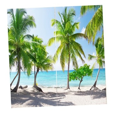 пара готовых 3D-печатных кокосовых пальм Dr.