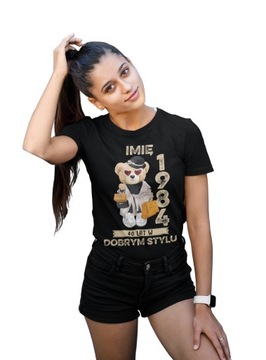 ФУТБОЛКА ЖЕНСКАЯ ПОДАРОК ​​ЖЕНЩИНЕ НА 40-ЛЕТИЕ НА ДЕНЬ РОЖДЕНИЯ СУМКА БЕСПЛАТНО ВВЕДИТЕ ВАШЕ ИМЯ