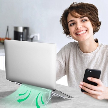 Ugreen складная регулируемая подставка для ноутбука серебристая (LP451)