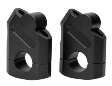 ADAPTERS MOTORCYCLE DIRECTOR BOARD RISERS 22 mm Black
