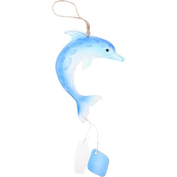 Szklany Delfin Dekoracje Ścienne Prezent Rzeź