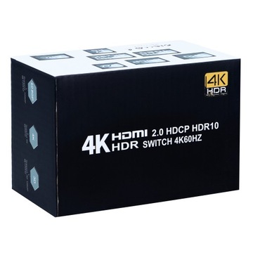 ПЕРЕКЛЮЧАТЕЛЬ HDMI 2.0 4x1 UHD 4K HDCP HDR ПЕРЕКЛЮЧАТЕЛЬ