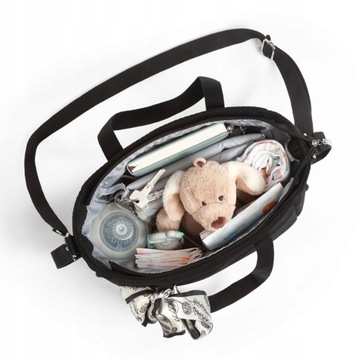 СУМКА-ОРГАНИЗАТОР ДЛЯ ПРОГУЛКИ МАТЕРИ ДЛЯ КОЛЯСКИ Черный CARMEN Babyono 1571/01