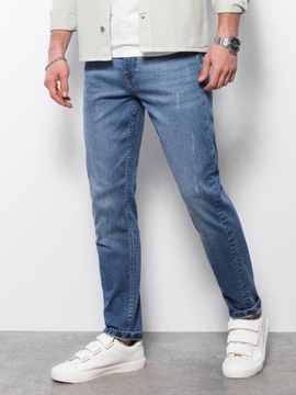 Męskie jeansy REGULAR FIT niebieskie V3 P0102 XL