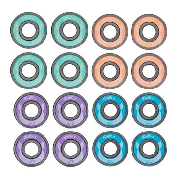 Подшипники для роликовых коньков Powerslide WICKED PASTEL 9 ABEC 9 16 шт.