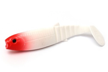 GUMA SAVAGE GEAR CANNIBAL RED HEAD FLUO-10,0 cm