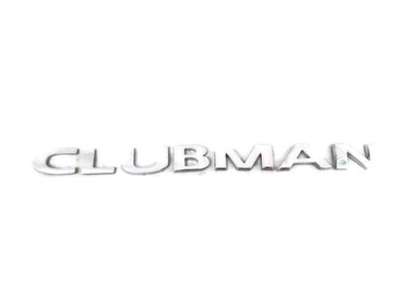 EMBLEMAT ZNACZEK NAPIS MINI COOPER S CLUBMAN ORYG