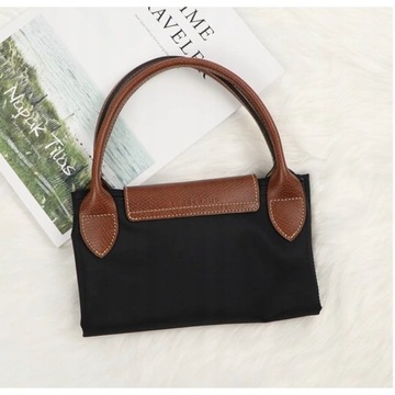 Сумка Longchamp из разноцветной ткани.
