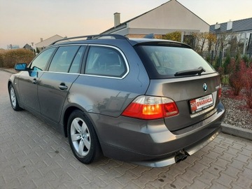 BMW Seria 5 E60 Sedan 2.5 525i 218KM 2006 BMW 525 2.5i 218PS NAVI SKÓRA MANUALRata600zl, zdjęcie 14