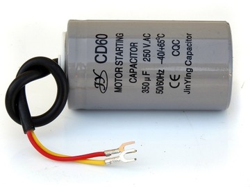 KONDENSATOR 350uF rozruchowy cewka do silnika elektrycznego kompresora