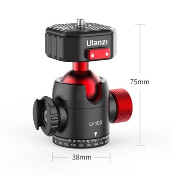 Быстросъемная шаровая головка VLOG ULANZI U-100 на 360°