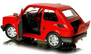 АВТОМОБИЛЬ WELLY FIAT 126P MALUCH 1:21 PRL ЖЕЛТЫЙ