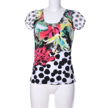 COMMA Top koszulowy Rozm. EU 36 biały Blouse Top
