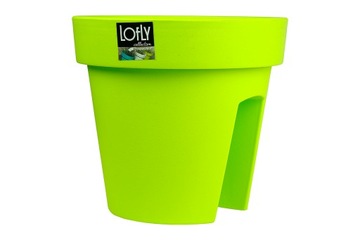 LOFLY Балконный горшок Lime Lime 25см