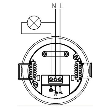Микроволновой датчик движения для подвесных потолков, 1200 Вт, светодиод, 360°, регулируемый