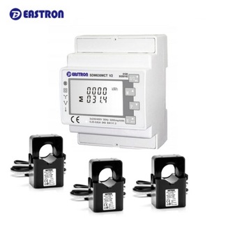 LICZNIK ENERGII EASTRON SDM630MCT + ESCT-T24 200A/5A 3 szt