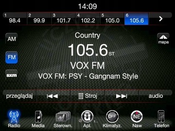 JEEP GRAND CHEROKEE UC84 ПОЛЬСКОЕ МЕНЮ РАДИО КАРТА