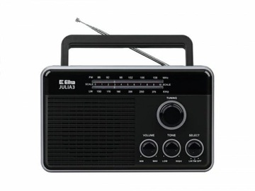 Radio sieciowo-bateryjne LW, FM Eltra Julia 3