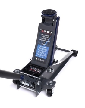 Низкопрофильный автоподъемник, крестовинный домкрат, 3 тонны, 75-510 мм ТА287