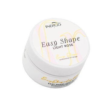 Indigo easy shape Light Rose 15ml żel budujący