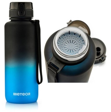 METEOR Butelka Tritanowa Sportowa Bidon Na Wodę Z Miarką 1500 ml