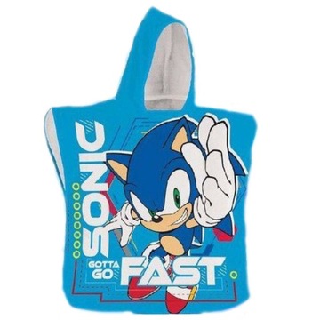 Poncho Kąpielowe Sonic The Hedgehog Poncho Towel