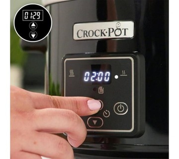 Цифровая мультиварка CrockPot CSC061X 210Вт 2,4 литра для приготовления пищи Черный