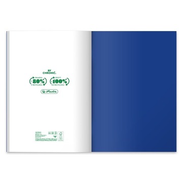 Zeszyty A4 w kratkę 60K plastik kolorowe ECO