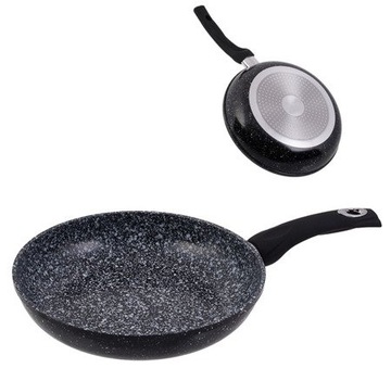 Patelnia tradycyjna Hoffner 20 cm marmurowa