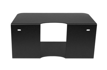 ДВОЙНАЯ ПОДВЕСНАЯ ПОЛКА LOFT, ЧЕРНЫЙ МЕТАЛЛ, 35 СМ, ТВЕРДЫЙ ФРЕЗЕРНЫЙ ДЕКОДЕР