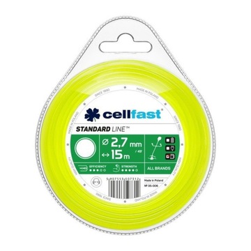 Żyłka okrągła 2,7 mm 15 m STANDARD CELLFAST 35-006