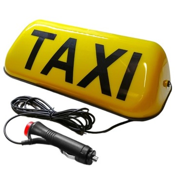 KOGUT SYGNALIZATOR LAMPA GAPA TAXI LED NA MAGNES Z WTYCZKĄ