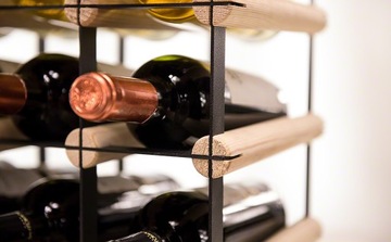 Винная полка Полка для ПЭТ-бутылок металлическая узкая чердачная стойка на 6 бутылок