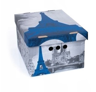 PUDEŁKO KARTONOWE NA UBRANIA POJEMNIK A4 PARIS