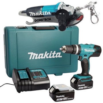 WIERTARKO-WKRĘTARKA AKUMULATOROWA 18V 2X3AH 42NM OTWIERACZ DDF453RFE MAKITA