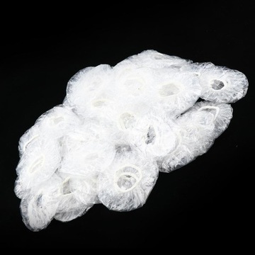 100 . Прозрачные одноразовые наушники.