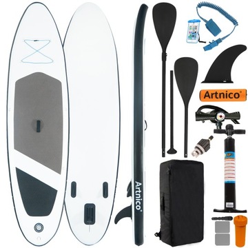 POMPOWANA DESKA SUP 330cm STAND UP PADDLE PŁYWANIA ZESTAW WIOSŁO AKCESORIA